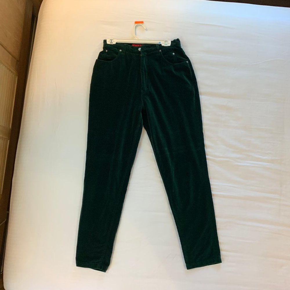 Gloria Vanderbilt Size (10) High-Waist G. Velvet